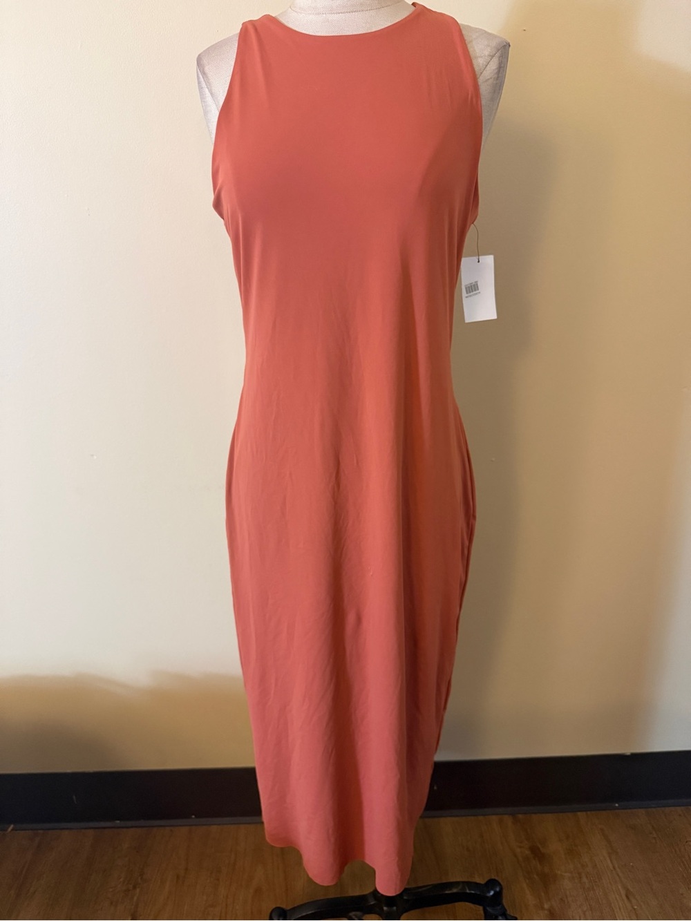 Open edit  Sleeveless Coral Maxi Dress - Minimal Elegant Fit summer boho